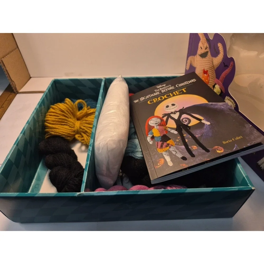 The Nightmare Before Christmas Crochet Kit Box Opened READ DESCRIPTION